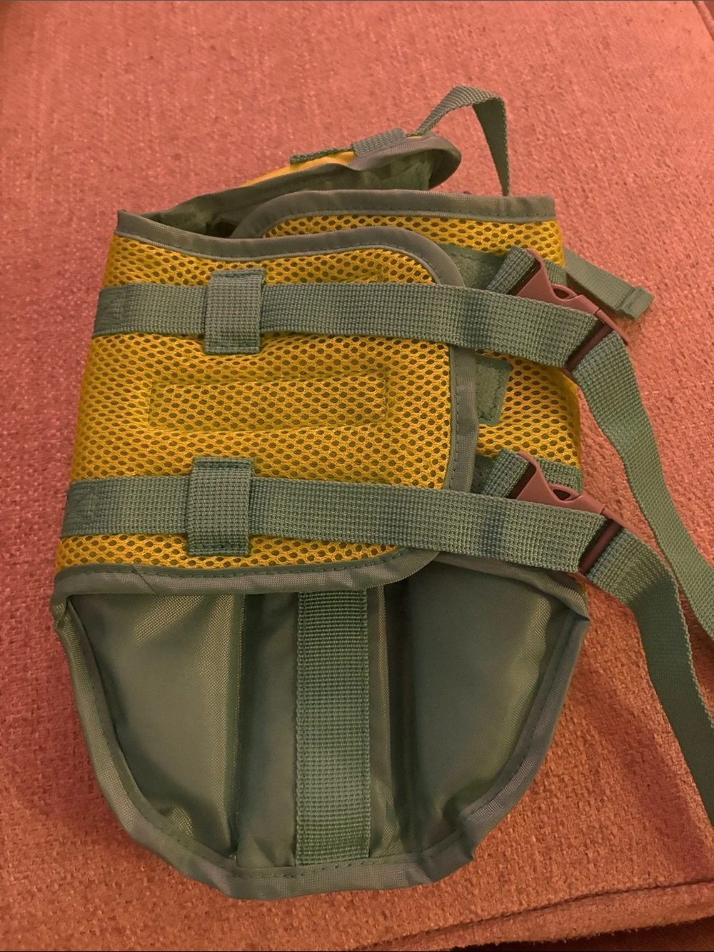 Coleman Green dog reflective life vest